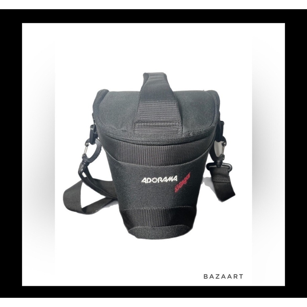 Adorama Slinger Black Padded Functional Camera Case Bag Memory Card